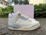 Authentic Air Jordan 3 Retro  Sail and Jade Aura