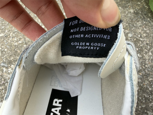 Authentic Golden Goose Ball Star White/Silver