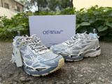 Authentic OFF-WHITE Be Right Back Blue/White