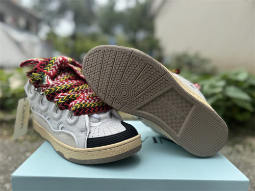 Authentic Lanvin Curb Sneakers White