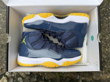 Authentic Air Jordan 11  Gamma/Blue-Black