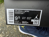 Authentic Air Jordan 11  Gamma/Blue-Black