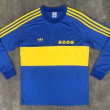 1981 Boca Long Sleeve Home Fans 1:1 Quality Retro Soccer Jersey