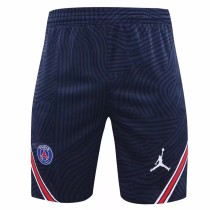 21/22 PSG Paris Blue Training Shorts Pants 1:1 Quality Soccer Jersey