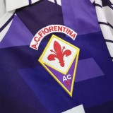 1991-1992 Fiorentina Away Fans 1:1 Retro Soccer Jersey
