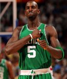 NBA Celtics Retro Green No.5 Garnett with chip 1:1 Quality