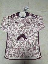 22/23 Mexico Away Long Sleeve Fans 1:1 Quality Soccer Jersey