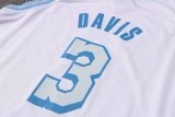 NBA Laker white Davis No.3 1:1 Quality