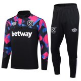 22/23 West Ham United Training Suit Black 1:1 Quality Training