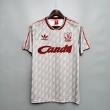 1989-1991 Liverpool Away 1:1 Quality Retro Soccer Jersey
