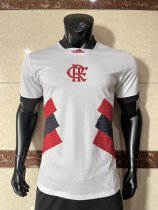 23/24 Flamengo White Player Version 1:1 Quality ICONS T-Shirt