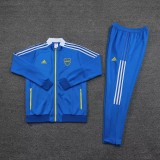21/22 Boca Juniors White Half Pull Sweater Tracksuit 1:1 Quality Soccer Jersey