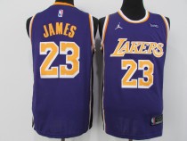 NBA Lakers #23 James purple 1:1 Quality