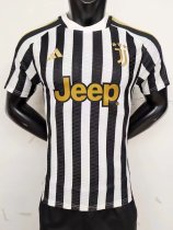 23/24 Juventus Black White Player Version 1:1 Quality Soccer Jersey