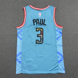 22/23 Suns PAUL #3 Blue City Edition 1:1 Quality NBA Jersey