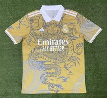 23/24 Real Madrid Gold Dragon Fans 1:1 Quality Soccer Jersey