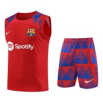 23/24 Barcelona Red 1:1 Quality Training Vest（A-Set）