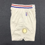 17/18 NBA 76ers Beige City Edition 1:1 Quality NBA Pants