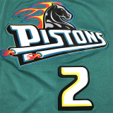 Detroit Pistons Cunningham #2 Green 1:1 Quality NBA Jersey