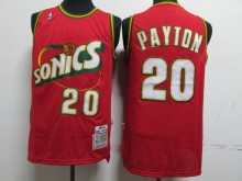 NBA Retro supersonic 20 Gary Payton green red edge 1:1 Quality