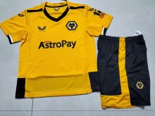 22/23 Wolves Home Kids 1:1 Quality Soccer Jersey