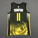 22/23 Warriors Thompson #11 Black Rose City Edition 1:1 Quality NBA Jersey