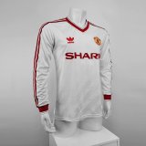 1986 Manchester United Away Long sleeve 1:1 Quality Retro Soccer Jersey