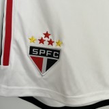 23/24 Sao Paulo Home White Shorts