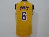 NBA Lakers # 6 James award yellow 1:1 Quality