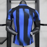 23/24 Inter Milan Home Blue Player New AD 1:1 Quality Soccer Jersey（宝）