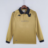 22/23 Long Sleeve Shirt Venezia Gold 1:1 Quality Soccer Jersey