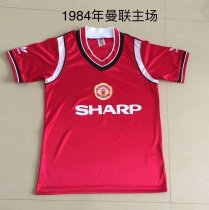 1984 Manchester United Home 1:1 Quality Retro Soccer Jersey