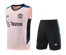 23/24 Manchester United Pink 1:1 Quality Training Vest（A-Set）