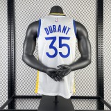 2023 NBA Golden State Warriors White DURANT#35 Men Jersey Top Quality Hot Pressing Number And Name