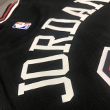 NBA Bulls crew neck black 45 Jordan with chip 1:1 Quality