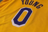 NBA Laker yellow Kuzma No.0 1:1 Quality