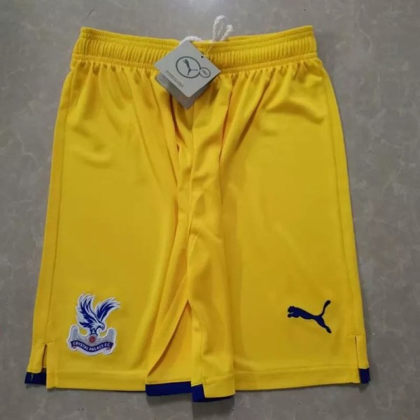 21/22 Crystal Palace Yellow Shorts Pants 1:1 Quality Soccer Jersey
