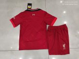 21/22 Liverpool Home Kids 1:1 Quality Soccer Jersey