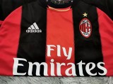 2010-2011 AC Milan Home Fans 1:1 Retro Soccer Jersey