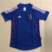 2002 France Home 1:1 Quality Retro Soccer Jersey