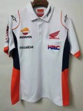 2021 F1 HONDA White Short Sleeve Racing Suit 1:1 Quality