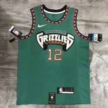 NBA Grizzlies green 12 Morant with chip 1:1 Quality