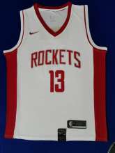 NBA Rockets 13 new season white 1:1 Quality