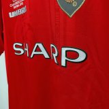 1999/2000 Manchester united home 1:1 Quality Retro Soccer Jersey