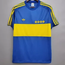 1981 Boca Home Fans 1:1 Quality Retro Soccer Jersey