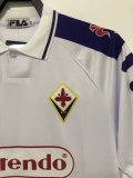 1998-1999 Fiorentina Away Fans 1:1 Quality Retro Soccer Jersey