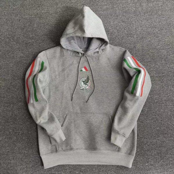 22/23 Mexico Grey Hoody 1:1 Quality Soccer Jersey