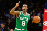 NBA Celtics Retro Green No.9 Rondo with chip 1:1 Quality