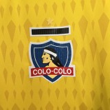 23/24 Goalkeeper Colo Colo Yellow Fans 1:1 Quality Soccer Shirt