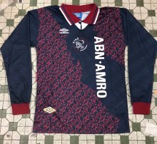 1994-1995 Ajax Away Long Sleeve 1:1 Quality Retro Soccer Jersey